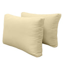 Model-2 AD103 Twin-XL Size 5PC Knife Edge Outdoor Daybed Mattress Bolster Pillow Fitted Sheet Cover Only