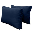 Model-2 AD101 Twin-XL Size 5PC Knife Edge Outdoor Daybed Mattress Cushion Bolster Pillow Complete Set