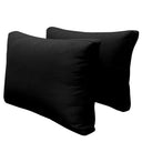 Model-2 AD109 Twin-XL Size 5PC Knife Edge Outdoor Daybed Mattress Cushion Bolster Pillow Complete Set