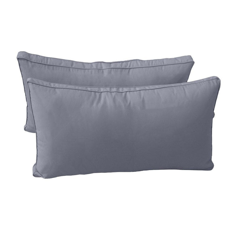Model-2 5PC Pipe Outdoor Daybed Mattress Bolster Pillow Fitted Sheet Cover Only-Twin-XL Size AD001