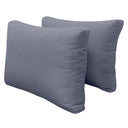 Model-2 AD001 Crib Size 5PC Knife Edge Outdoor Daybed Mattress Cushion Bolster Pillow Complete Set