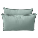 Model-2 AD002 Crib Size 5PC Contrast Pipe Outdoor Daybed Mattress Cushion Bolster Pillow Complete Set