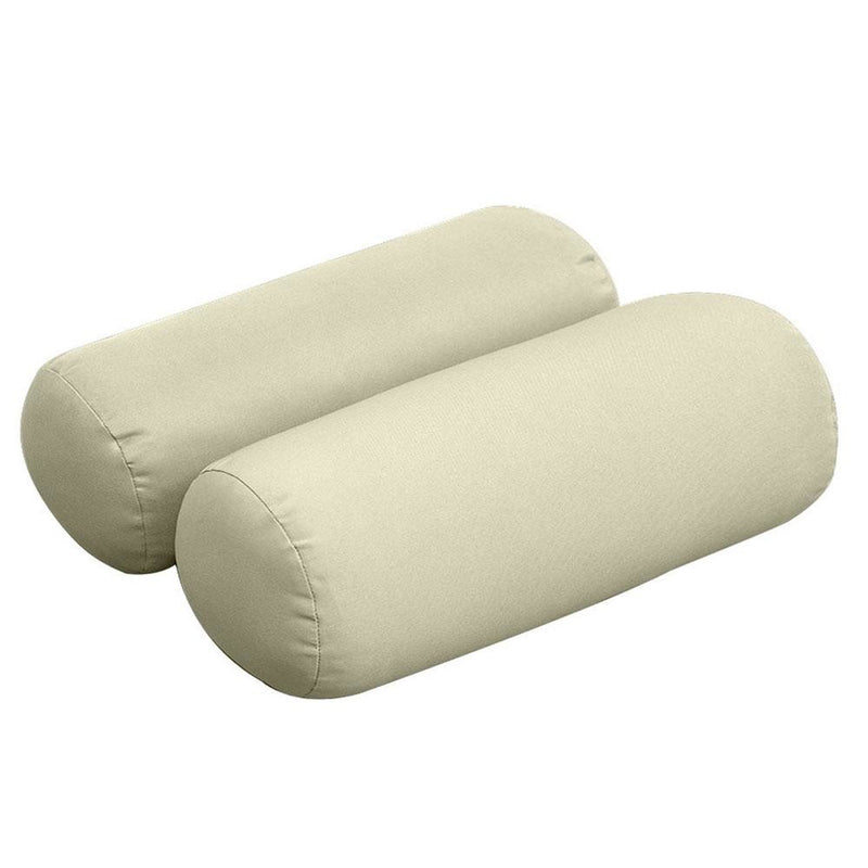 Model-2 AD005 Queen Size 5PC Knife Edge Outdoor Daybed Mattress Cushion Bolster Pillow Complete Set