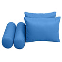 Model-2 AD102 Crib Size 5PC Knife Edge Outdoor Daybed Mattress Cushion Bolster Pillow Complete Set