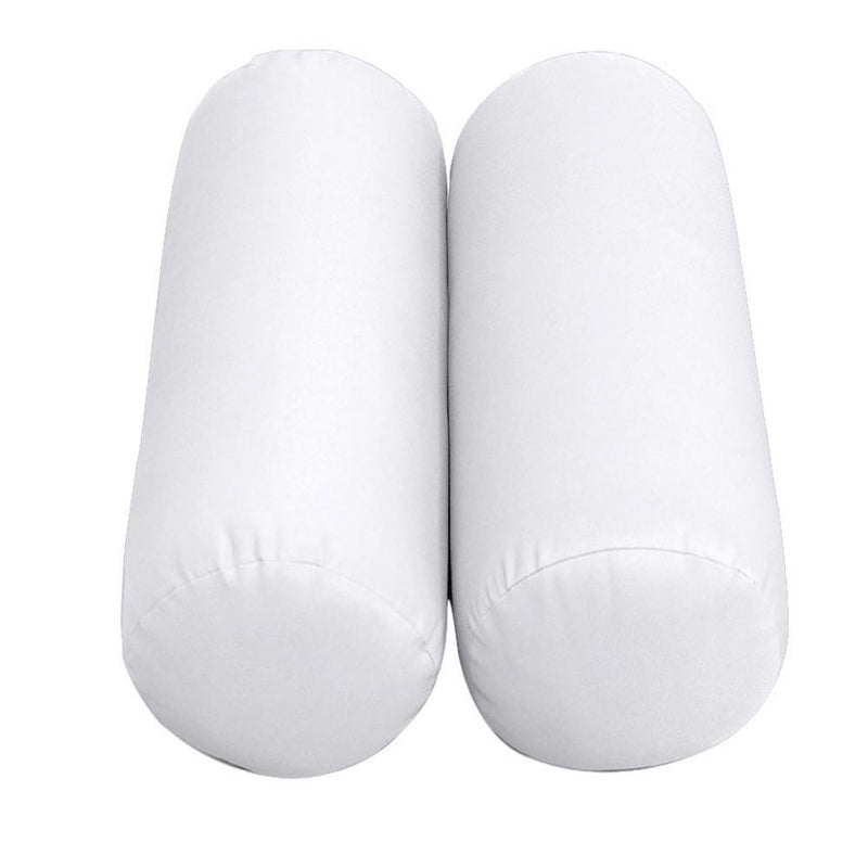 Model-2 AD105 Crib Size 5PC Knife Edge Outdoor Daybed Mattress Cushion Bolster Pillow Complete Set
