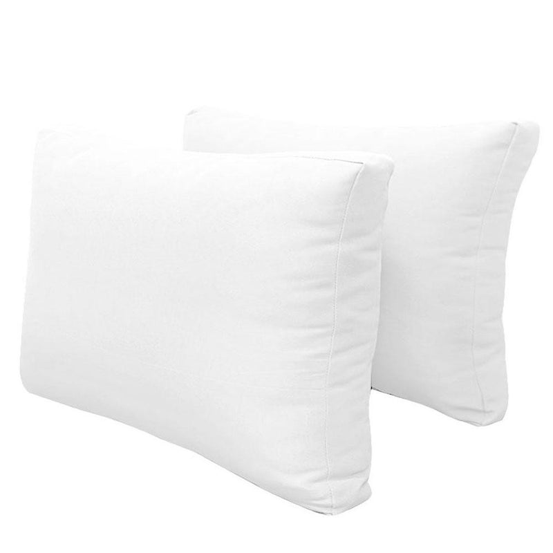 Model-2 AD106 Twin Size 5PC Knife Edge Outdoor Daybed Mattress Cushion Bolster Pillow Complete Set