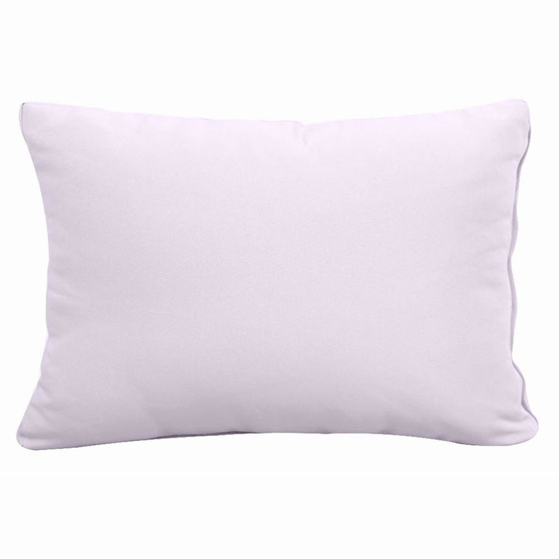Model-2 AD107 Crib Knife Edge Bolster & Back Pillow Cushion Outdoor SLIP COVER ONLY