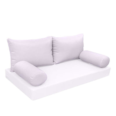 Model-2 AD107 Full Knife Edge Bolster & Back Pillow Cushion Outdoor SLIP COVER ONLY
