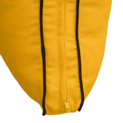 Model-2 - AD108 Twin Contrast Pipe Trim Bolster & Back Pillow Cushion Outdoor SLIP COVER ONLY