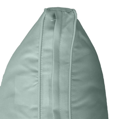 Model-2 - AD002 Queen Pipe Trim Bolster & Back Pillow Cushion Outdoor SLIP COVER ONLY