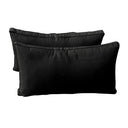 Model-2 - AD109 Queen Pipe Trim Bolster & Back Pillow Cushion Outdoor SLIP COVER ONLY