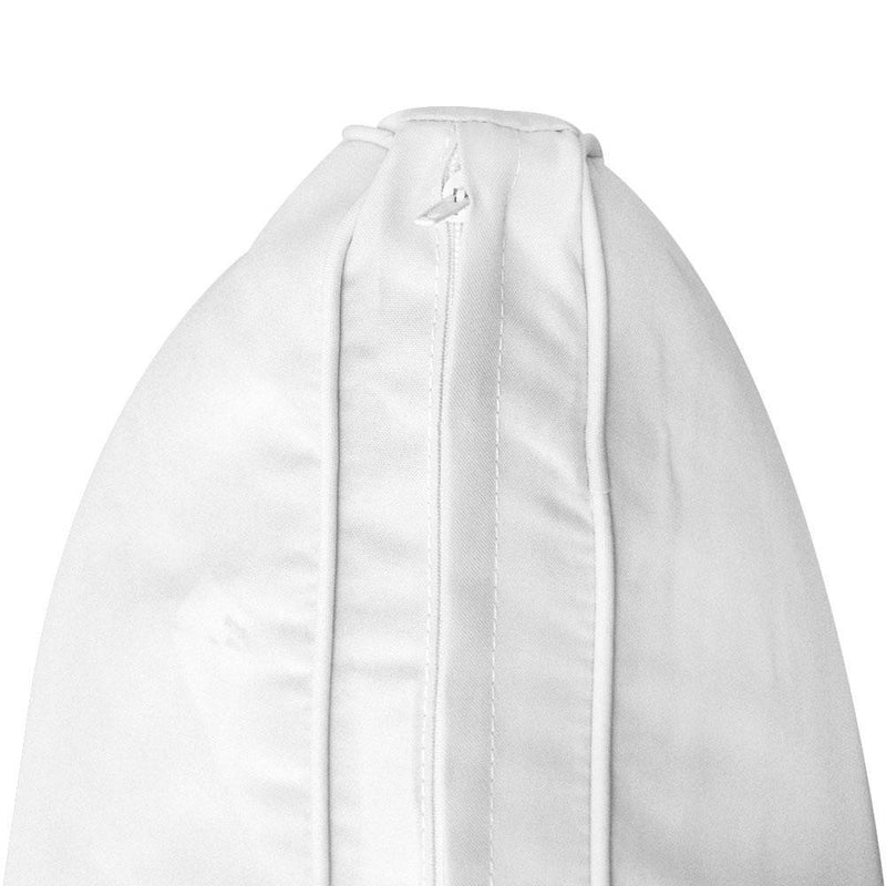 Model-2 - AD106 Twin Pipe Trim Bolster & Back Pillow Cushion Outdoor SLIP COVER ONLY