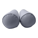 Model-3 - AD001 Queen Pipe Trim Bolster & Back Pillow Cushion Outdoor SLIP COVER ONLY