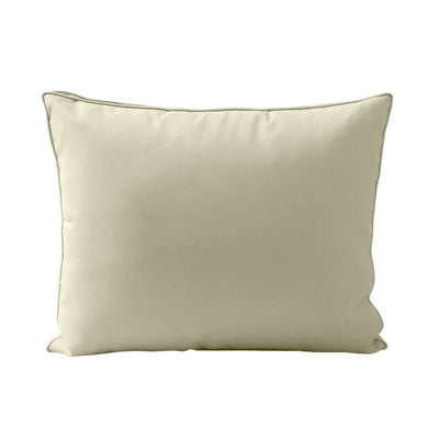 Model-3 - AD005 Queen Pipe Trim Bolster & Back Pillow Cushion Outdoor SLIP COVER ONLY