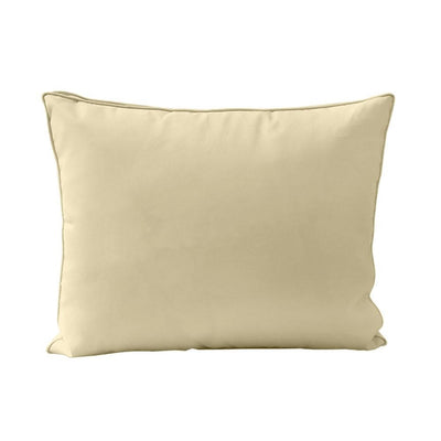 Model-3 - AD103 Full Pipe Trim Bolster & Back Pillow Cushion Outdoor SLIP COVER ONLY