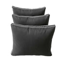 Model-3 6PC Contrast Pipe Outdoor Daybed Mattress Bolster Pillow Fitted Sheet Cover Only-Crib Size AD003