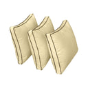 Model-3 6PC Contrast Pipe Outdoor Daybed Mattress Bolster Pillow Fitted Sheet Cover Only-Full Size AD103