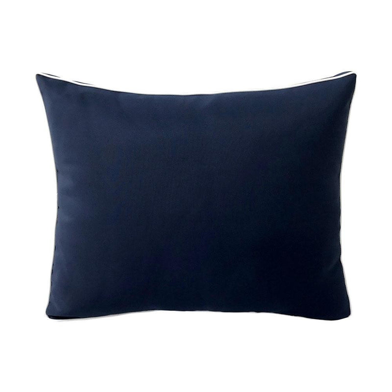 Model-3 AD101 Twin-XL Size 6PC Contrast Pipe Outdoor Daybed Mattress Cushion Bolster Pillow Complete Set