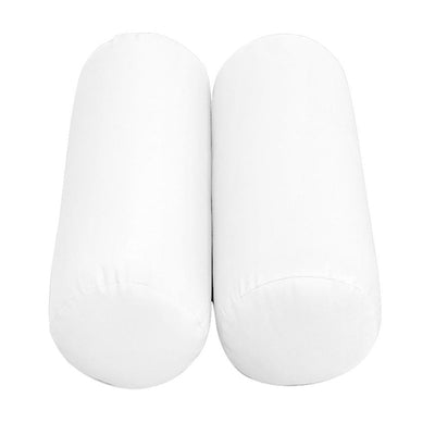 Model-3 AD106 Twin-XL Size 6PC Knife Edge Outdoor Daybed Mattress Cushion Bolster Pillow Complete Set