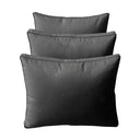Model-3 6PC Pipe Outdoor Daybed Mattress Bolster Pillow Fitted Sheet Cover Only-Full Size AD003
