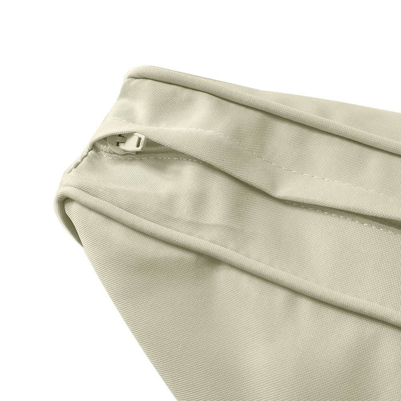 Model-3 6PC Pipe Outdoor Daybed Mattress Bolster Pillow Fitted Sheet Cover Only-Full Size AD005