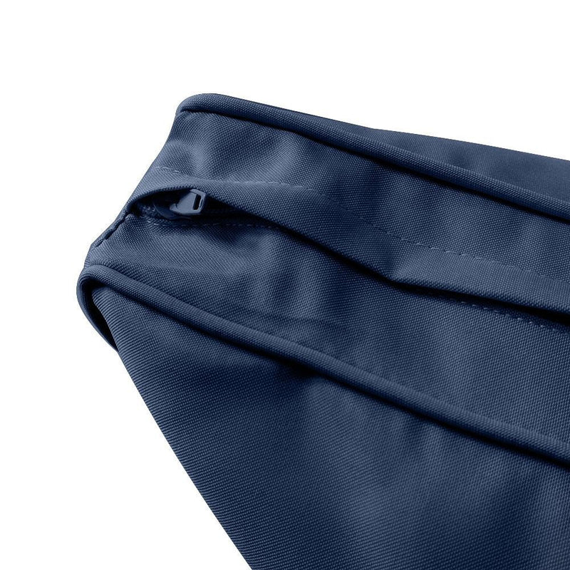 Model-3 6PC Pipe Outdoor Daybed Mattress Bolster Pillow Fitted Sheet Cover Only-Full Size AD101
