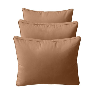 Model-3 6PC Pipe Outdoor Daybed Mattress Bolster Pillow Fitted Sheet Cover Only-Full Size AD104