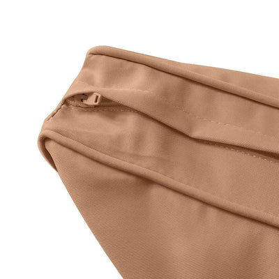 Model-3 6PC Pipe Outdoor Daybed Mattress Bolster Pillow Fitted Sheet Cover Only-Full Size AD104