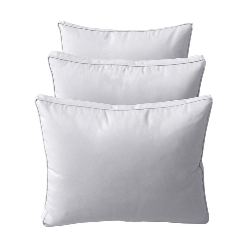 Model-3 6PC Pipe Outdoor Daybed Mattress Bolster Pillow Fitted Sheet Cover Only-Full Size AD105