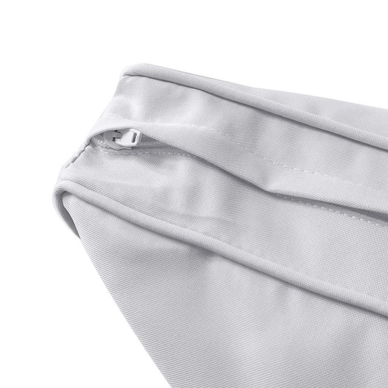 Model-3 6PC Pipe Outdoor Daybed Mattress Bolster Pillow Fitted Sheet Cover Only-Full Size AD105