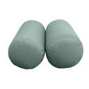 Model-3 - AD002 Crib Knife Edge Bolster & Back Pillow Cushion Outdoor SLIP COVER ONLY