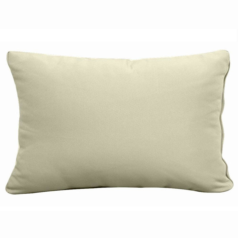 Model-3 AD005 Full Knife Edge Bolster & Back Pillow Cushion Outdoor SLIP COVER ONLY