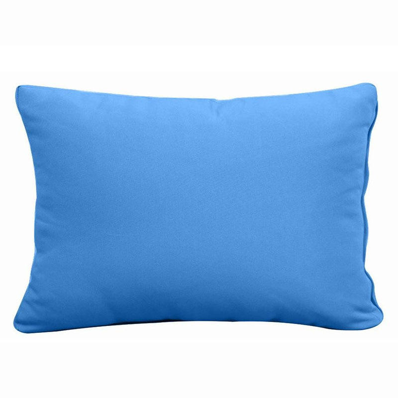 Model-3 - AD102 Crib Knife Edge Bolster & Back Pillow Cushion Outdoor SLIP COVER ONLY