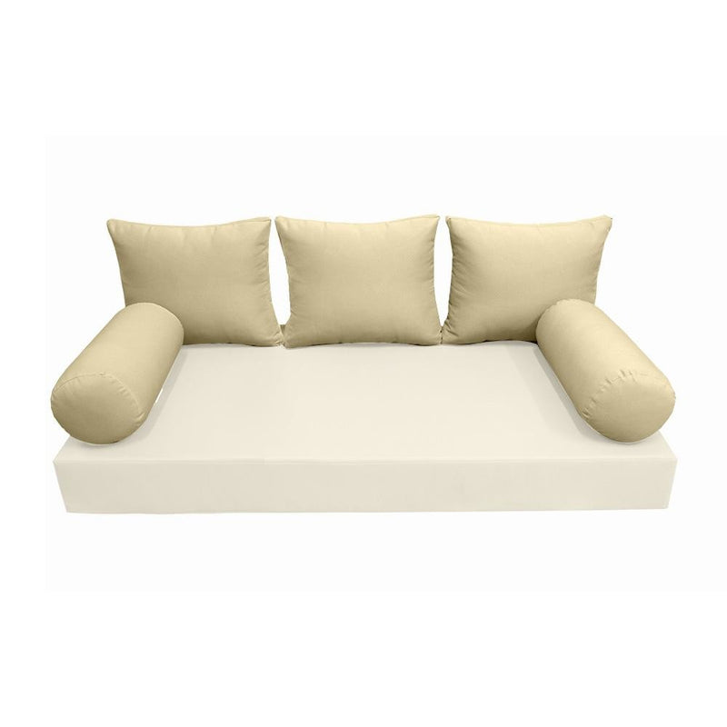Model-3 AD103 Full Knife Edge Bolster & Back Pillow Cushion Outdoor SLIP COVER ONLY