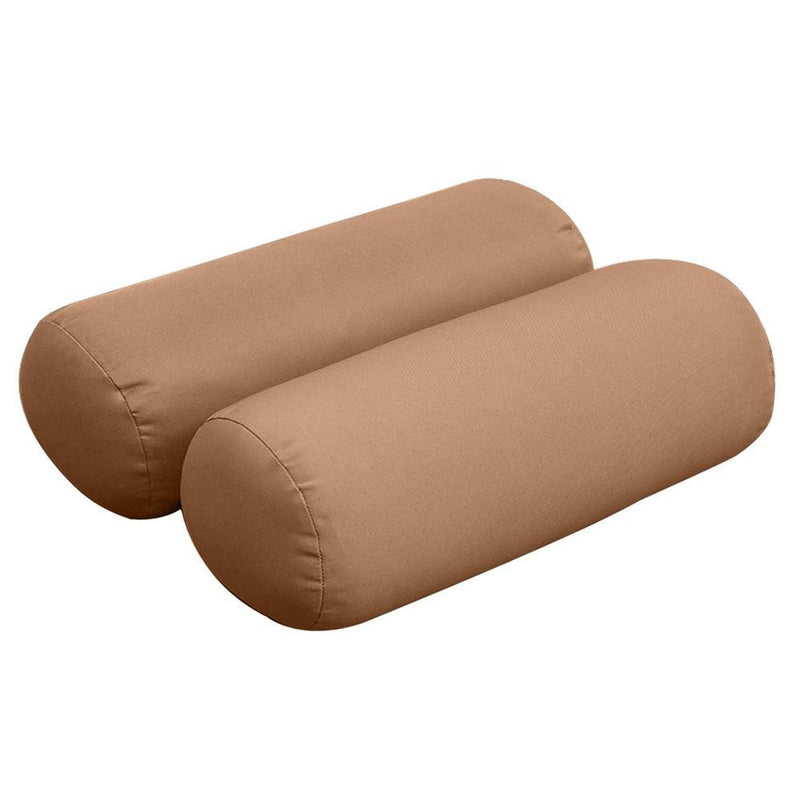 Model-3 AD104 Crib Size 6PC Knife Edge Outdoor Daybed Mattress Cushion Bolster Pillow Complete Set