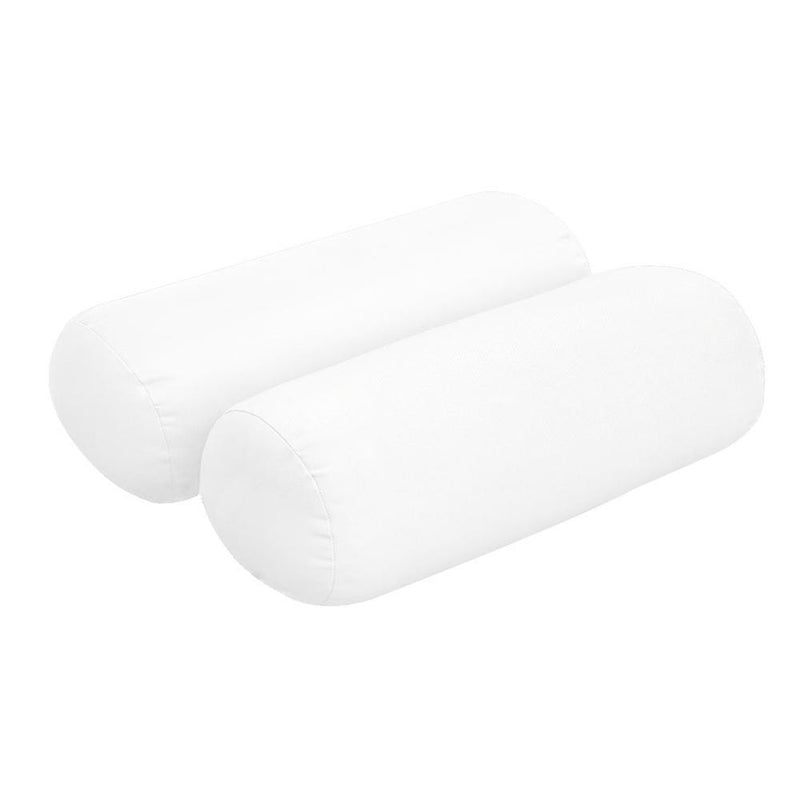 Model-3 AD106 Crib Size 6PC Knife Edge Outdoor Daybed Mattress Cushion Bolster Pillow Complete Set