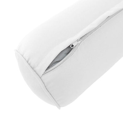 Model-3 AD106 Crib Size 6PC Pipe Trim Outdoor Daybed Mattress Cushion Bolster Pillow Complete Set