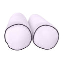 Model-3 AD107 Crib Size 6PC Contrast Pipe Outdoor Daybed Mattress Cushion Bolster Pillow Complete Set