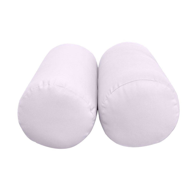 Model-3 AD107 Crib Size 6PC Knife Edge Outdoor Daybed Mattress Cushion Bolster Pillow Complete Set