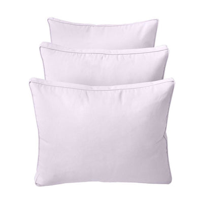 Model-3 AD107 Twin Size 6PC Pipe Trim Outdoor Daybed Mattress Cushion Bolster Pillow Complete Set
