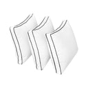 Model-3 - AD106 Crib Contrast Pipe Trim Bolster & Back Pillow Cushion Outdoor SLIP COVER ONLY