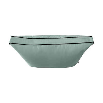 Model-3 - AD002 Full Contrast Pipe Trim Bolster & Back Pillow Cushion Outdoor SLIP COVER ONLY