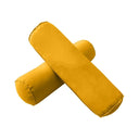 Model-3 - AD108 Crib Pipe Trim Bolster & Back Pillow Cushion Outdoor SLIP COVER ONLY