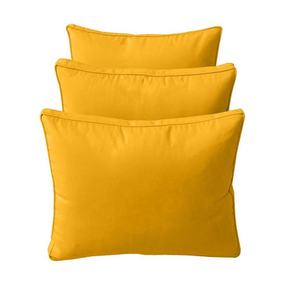 Model-3 - AD108 Full Pipe Trim Bolster & Back Pillow Cushion Outdoor SLIP COVER ONLY