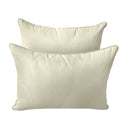 Model-4 - AD005 Crib Pipe Trim Bolster & Back Pillow Cushion Outdoor SLIP COVER ONLY