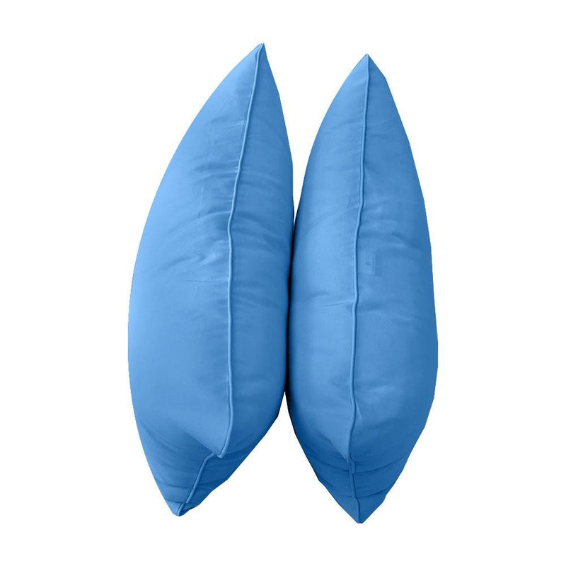 Model-4 - AD102 Full Pipe Trim Bolster & Back Pillow Cushion Outdoor SLIP COVER ONLY