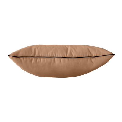 Model-4 - AD104 Full Contrast Pipe Trim Bolster & Back Pillow Cushion Outdoor SLIP COVER ONLY