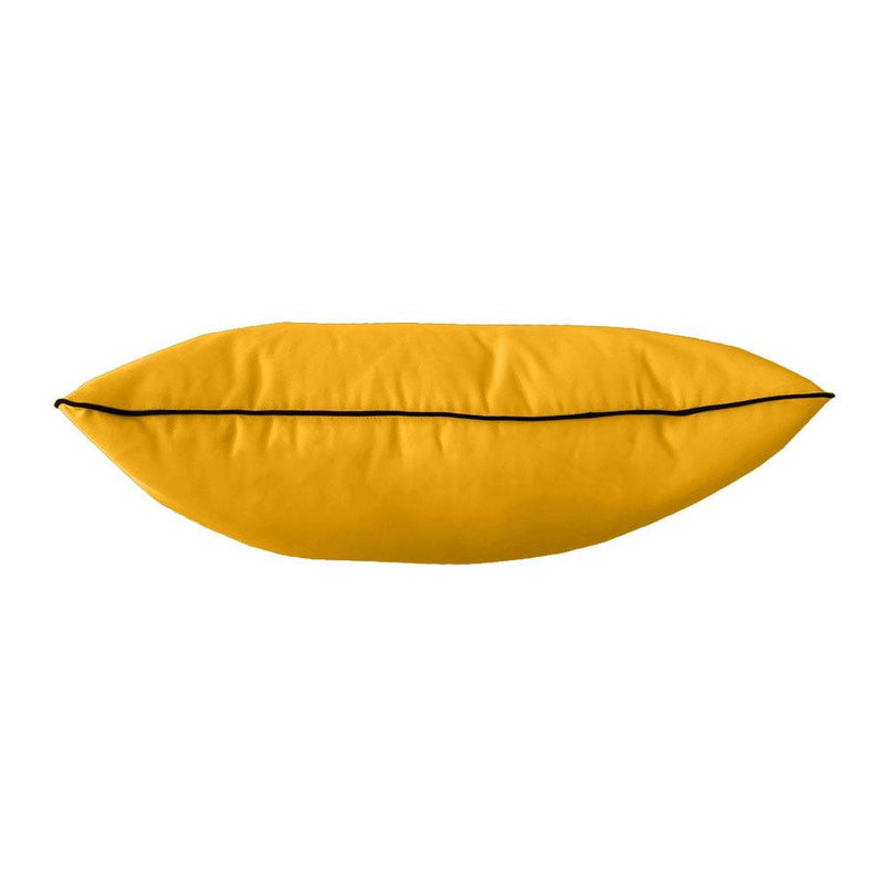 Model-4 5PC Contrast Pipe Outdoor Daybed Mattress Bolster Pillow Fitted Sheet Cover Only Full Size AD108