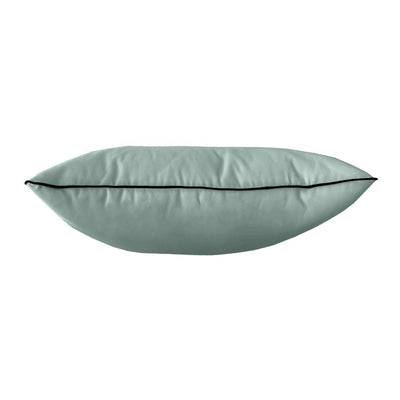 Model-4 5PC Contrast Pipe Outdoor Daybed Mattress Bolster Pillow Fitted Sheet Cover Only-Twin-XL Size AD002