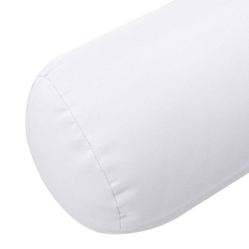 Model-4 5PC Knife Edge Outdoor Daybed Mattress Bolster Pillow Fitted Sheet Cover Only-Twin-XL Size AD105